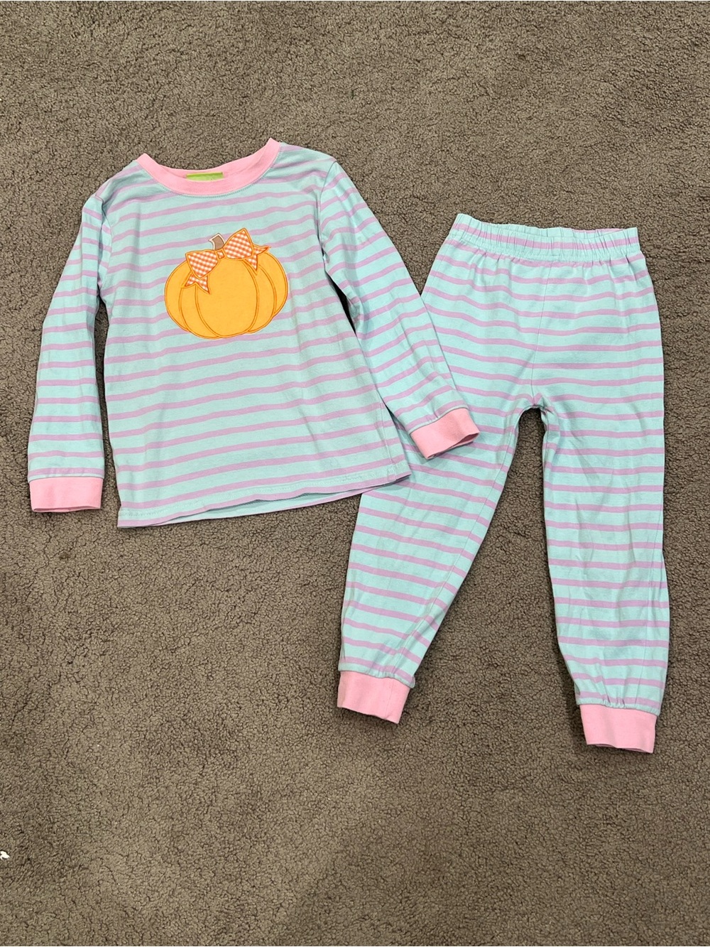 Pumpkin Pajamas Set